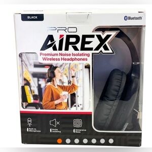 Avirex Black Wireless Headphones